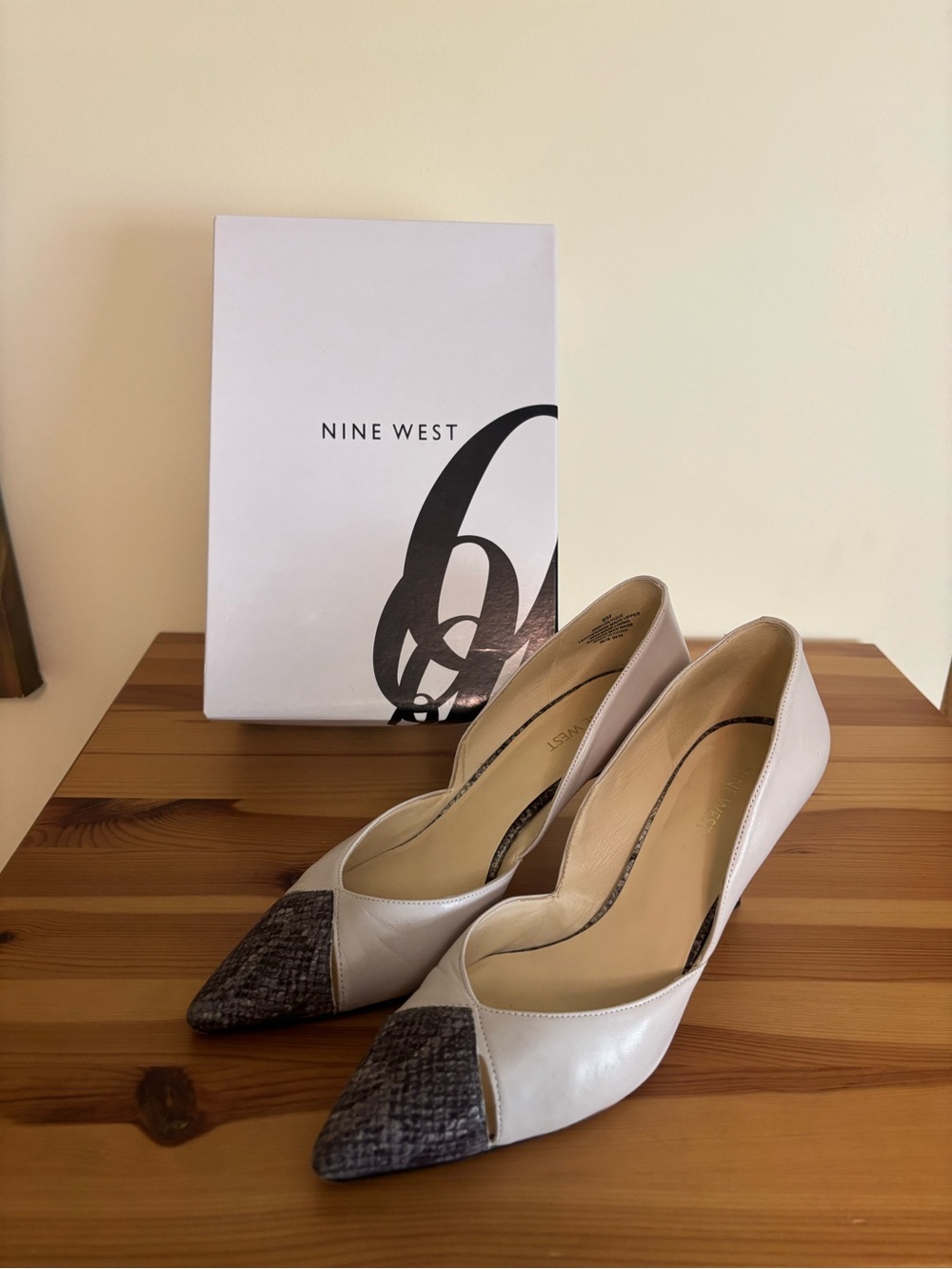 Nine West leather heels